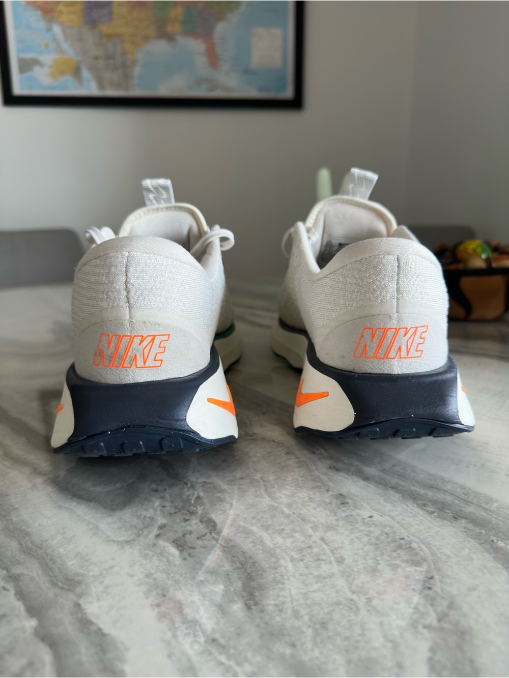 Nike Motiva Men’s Walking Shoes Sail White Orange - Picture 7 of 10